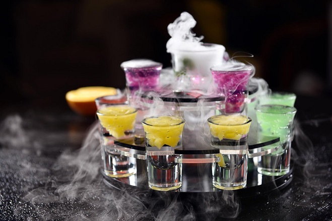 海口明珠广场宝岛ktv美食摄影